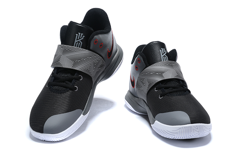 New Nike Kyrie Flytrap III Black Grey Red White - Click Image to Close